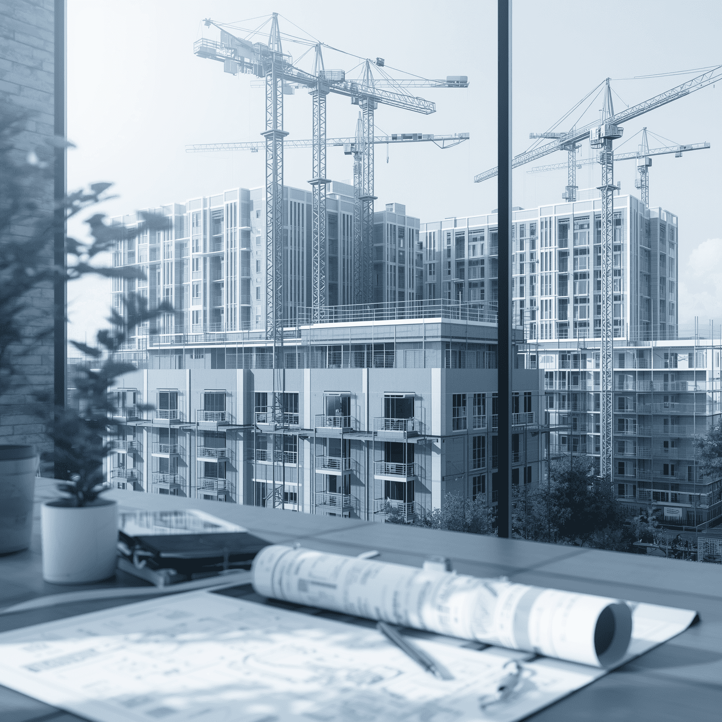 Property development project and planning team