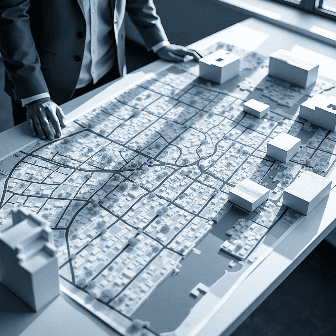 Strategic spatial planning map and urban design